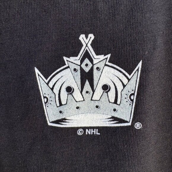 Adidas NHL Los Angeles Kings Hockey Mens Ultimate Tee Black Half-Zip Pullover 2X - Picture 4 of 11